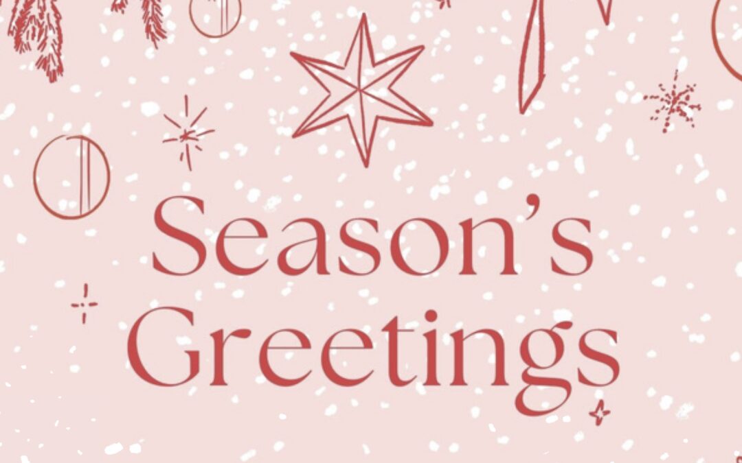 Happy Holidays from the team! 🗓